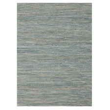 Turquoise Paradis Scandinavian Pure Hemp Rug