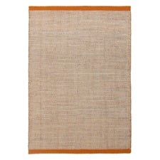 Alpine Rust Pure Wool Scandinavian Style Flatweave Rug