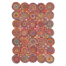 Kaleidoscope Jasmine Hand Braided Multi Coloured Rug