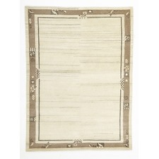 Mushroom Hand-Knotted Andrea Rug