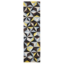 Crystal Designer Wool Blue Rug