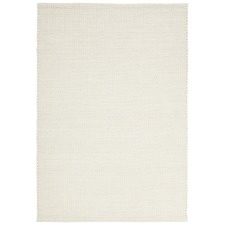 Carlos Felted Wool Rug White Natural