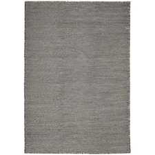 Herring Bone Chevron Rug Black