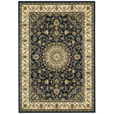 Ornate Medallion Border Rug