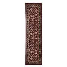 Classic Red with Black Border Traditional Rug