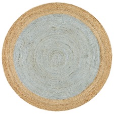 Jute Natural Blue Rug