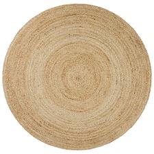 Natural Round Jute Rug