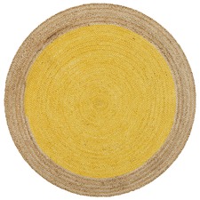 Jute Natural Yellow Rug