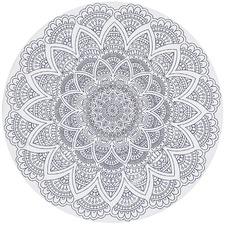 White Hamptons Hand Braided Cotton Rug