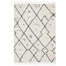 Monochrome Samira Fringed Rug