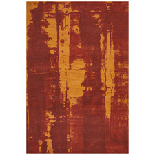 Paprika Matisse Jacquard Cotton Rug