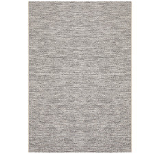 Charcoal Grey Diamond Flat-Woven Indoor/Outdoor Rug