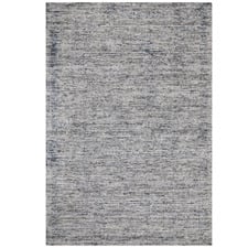 Indigo Rayon & Cotton Modern Rug