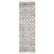 White Diamond Plush Moroccan-Style Runner