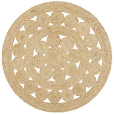 Natural Daisy Jute Rug