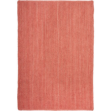 Terracotta Hand-Braided Jute Rug