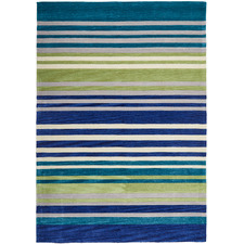 Abrash Blue/Green Rug