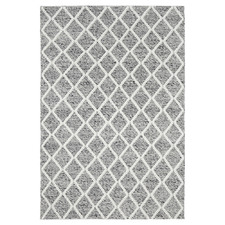Grey Lucy Hand-Loomed Wool-Blend Rug