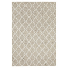 Natural Lucy Hand-Loomed Wool-Blend Rug