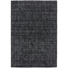 Black Azure Textured Hand-Loomed Rug