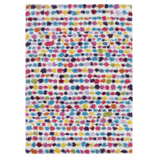 Vivid Polka Mael Power-Loomed Shag Rug