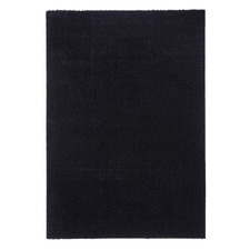Black Selma Plush Shag Rug