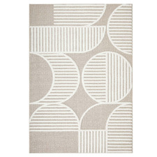 White & Beige Luca Rug