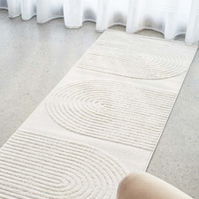 White Belle Curved Arches Runner