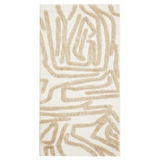 Beige Abstract  Blaine Power-Loomed Rug
