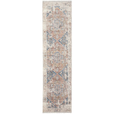 Ivory Ameera Vintage-Style Power-Loomed Runner