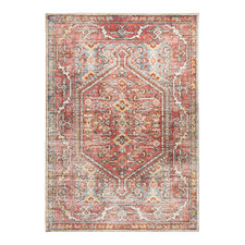 Crimson Power-Loomed Transitional Rug