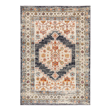 Ecru Power-Loomed Transitional Rug