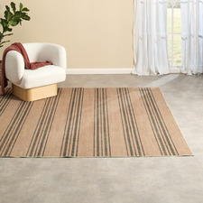 Alika Solar Jute-Look Machine Washable Rug