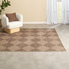 Nieko Solar Jute-Look Machine Washable Rug