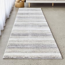 Silver Ilyas Abstract Textured Runner