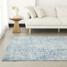 Blue Art Moderne Cezanne Rug