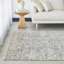 Blue Langley Traditional Rug