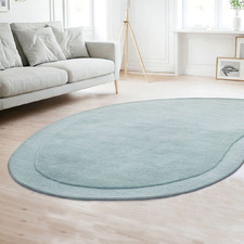 Sky Harbor Hand-Tufted New Zealand Wool Shaped Rug