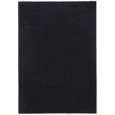 Black Selma Plush Shag Rug