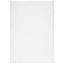 White Selma Plush Shag Rug