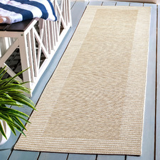 Patio Nero Flat Weave Indoor/Outdoor Runner