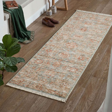 Aqua Estate Vintage-Look Runner