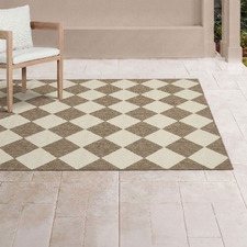 Taupe Rishi Newport Indoor/Outdoor Rug