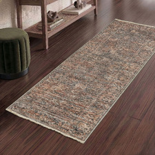 Mocha Estate Vintage-Look Runner