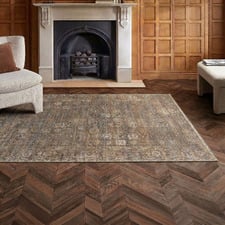 Mocha Estate Vintage-Look Rug