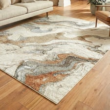 Sienna Marble-Look Rug