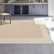 Patio Nero Flat Weave Indoor/Outdoor Rug