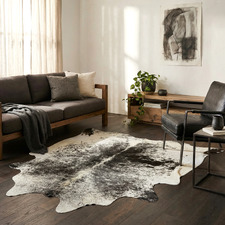 Black Salt & Pepper Genuine Brazilian Cow Hide