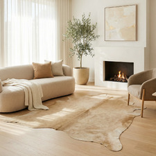 Beige Cow Hide Rug