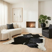Black & White Cow Hide Rug